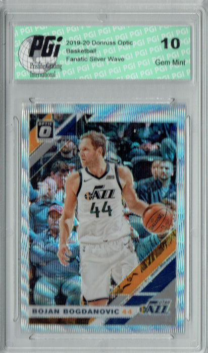 Bojan Bogdanovic 2019 Optic #79 Fanatics Rare Silver Wave SP Card PGI 10