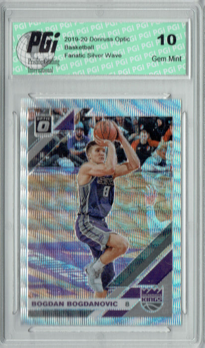 Bogdan Bogdanovic 2019 Optic #97 Fanatics Rare Silver Wave SP Card PGI 10