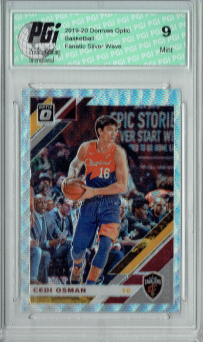 Cedi Osman 2019 Optic #114 Fanatics Silver Wave SP Card PGI 9