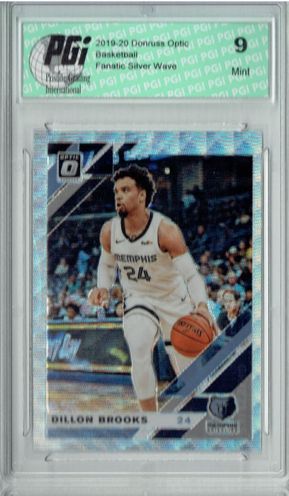 Dillon Brooks 2019 Optic #140 Fanatics Silver Wave SP Card PGI 9