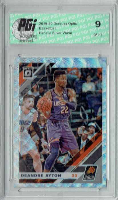 Deandre Ayton 2019 Optic #145 Fanatics Silver Wave SP Card PGI 9