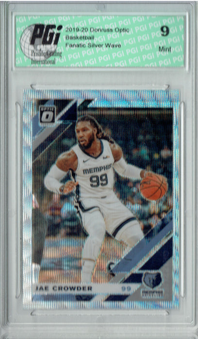 Jae Crowder 2019 Optic #150 Fanatics Silver Wave SP Card PGI 9