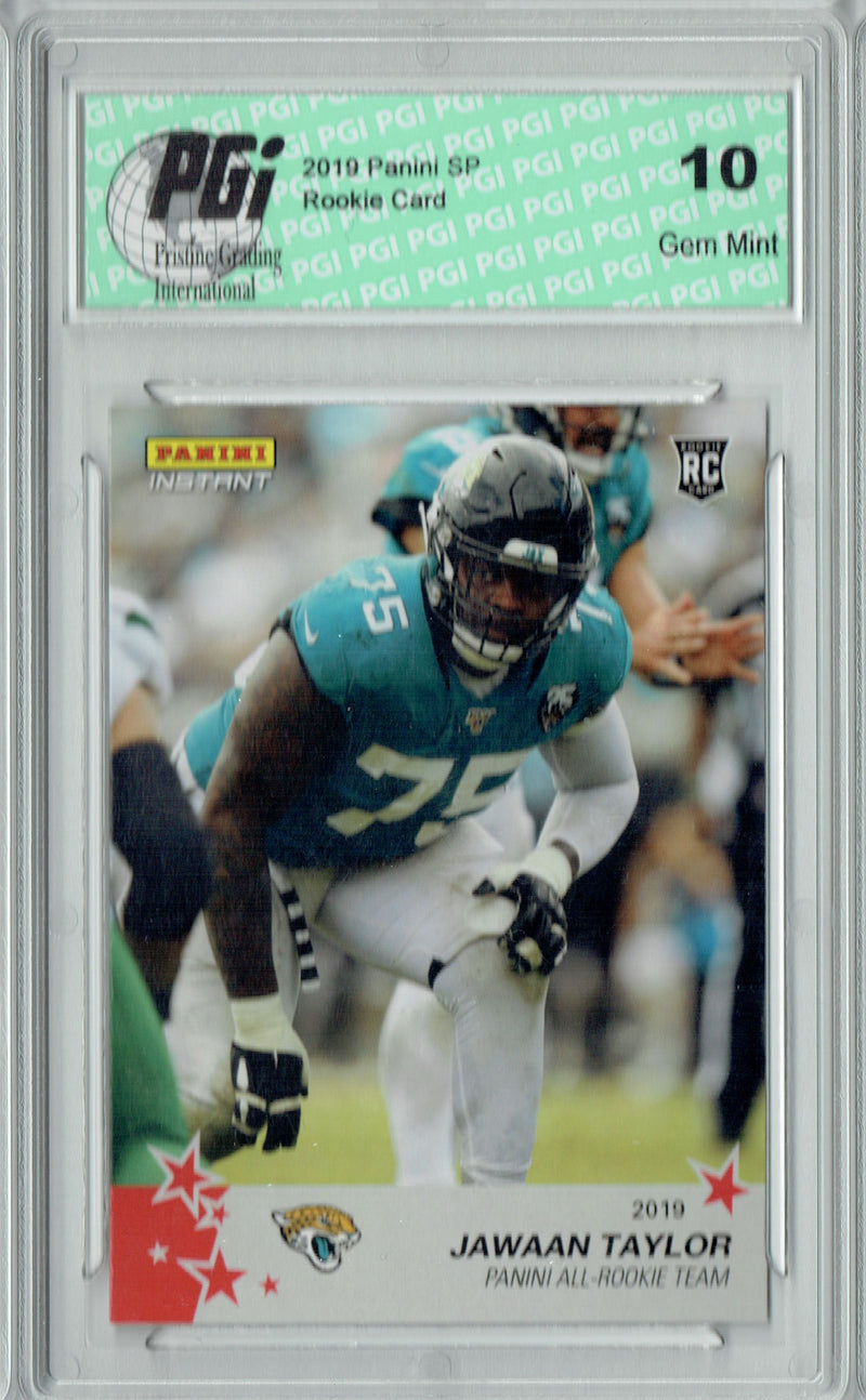 Jawaan Taylor 2019 Panini #7 All Rookie Team 1 of 240 Rookie Card PGI 10