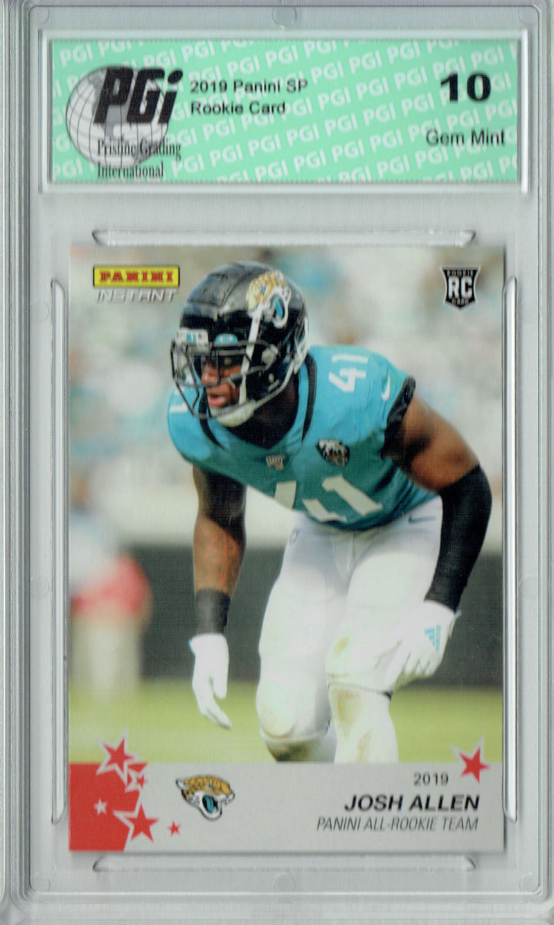 Jaguars Josh Allen 2019 Panini #13 All Rookie Team 1 of 240 Rookie Card PGI 10