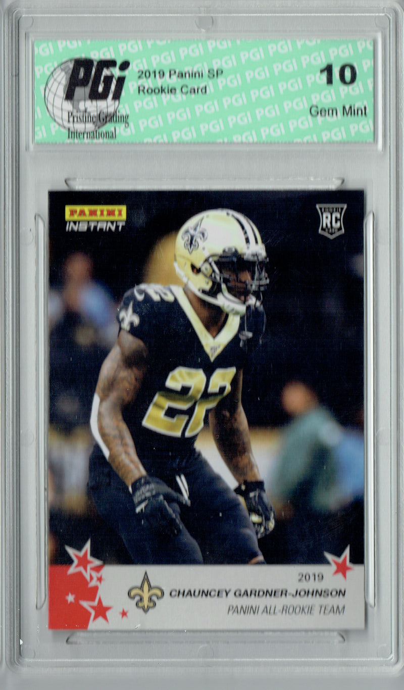 Chauncey Gardner-Johnson 2019 Panini 19 All Rookie Team 1/240 Rookie Card PGI 10