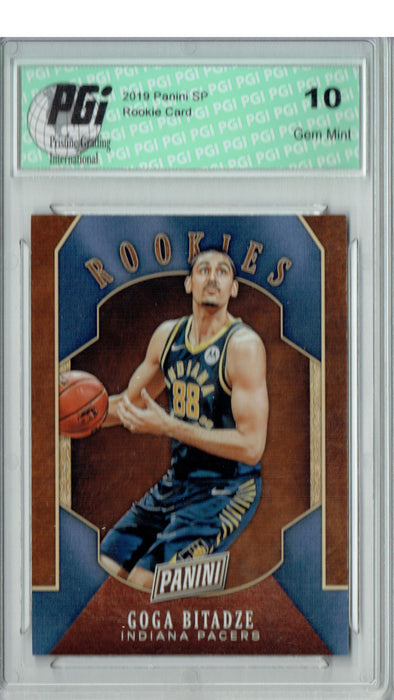 Goga Bitadze 2019 Panini SP #RC13 Rookie Card PGI 10