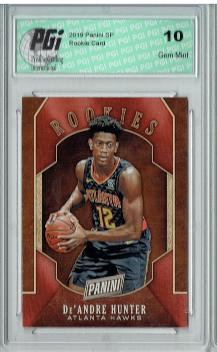 De'Andre Hunter 2019 Panini SP #RC4 Rookie Card PGI 10