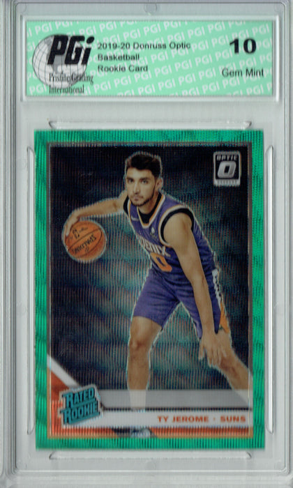 Ty Jerome 2019 Optic #167 Fanatics Green Wave Rookie Card PGI 10