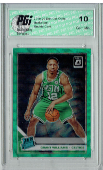 Grant Williams 2019 Optic #157 Fanatics Green Wave Rookie Card PGI 10