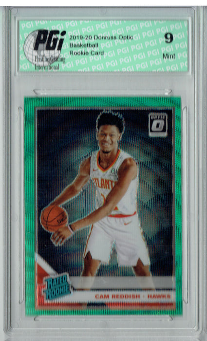 Cam Reddish 2019 Optic #170 Fanatics Green Wave SP Rookie Card PGI 9