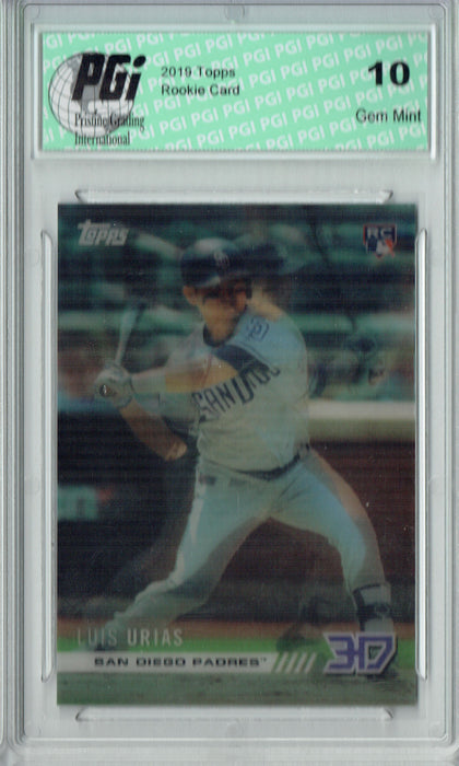 Luis Urias 2019 Topps #M-8 3D Motion Rookie Card PGI 10