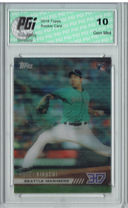 Yusei Kikuchi 2019 Topps #M-9 3D Motion Rookie Card PGI 10