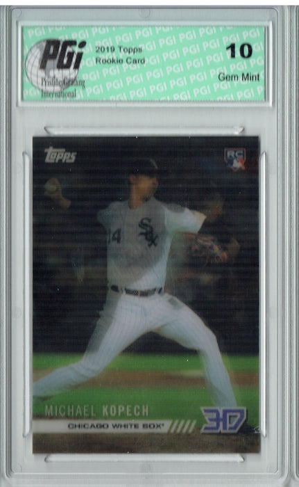 Michael Kopech 2019 Topps #M-19 3D Motion Rookie Card PGI 10