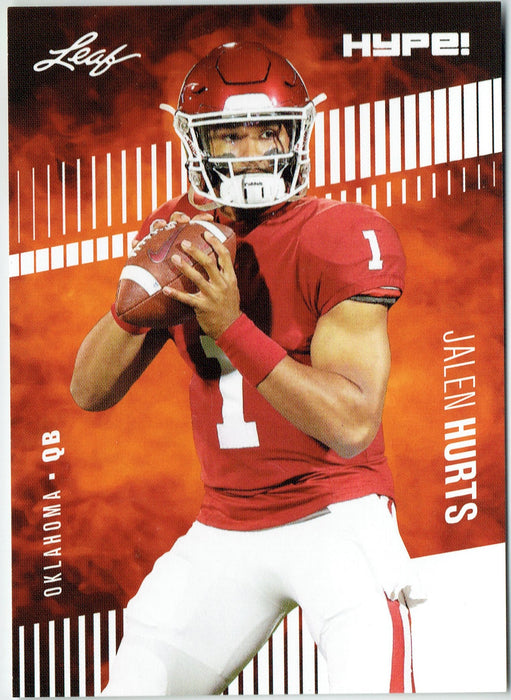 Jalen Hurts 2020 Leaf HYPE! #28 Just 5000 Made 25) Rookie Card Lot Eagles