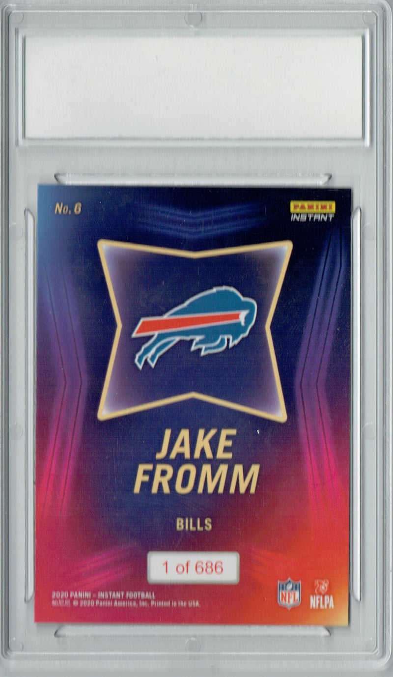Jake Fromm 2020 Panini Instant #6 Draft 686 Made Rookie Card PGI 10