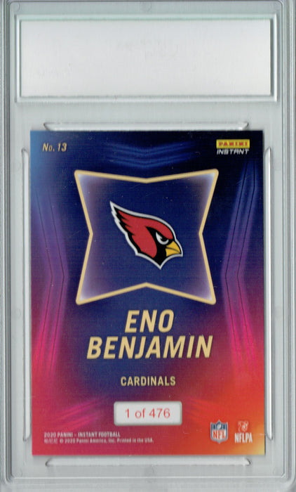 Eno Benjamin 2020 Panini Instant #13 NFL Draft 476 Made Rookie Card PGI 10