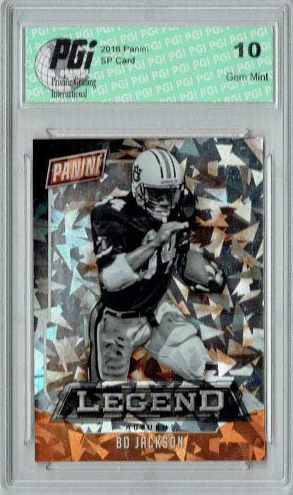 Bo Jackson 2016 Panini #C4 Cracked Ice 25 Made Card PGI 10