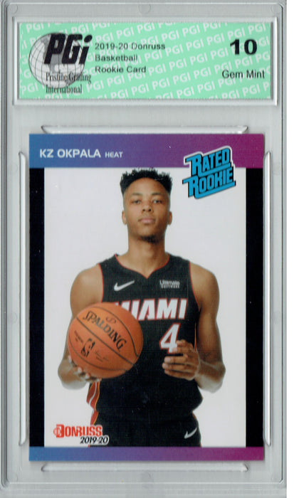 KZ Okpala 2019 Donruss #26 Retro Rated Rookie 1/3431 Rookie Card PGI 10