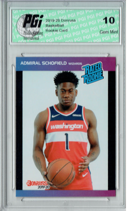 Admiral Schofield 2019 Donruss #31 Retro Rated Rookie 1/3431 Rookie Card PGI 10