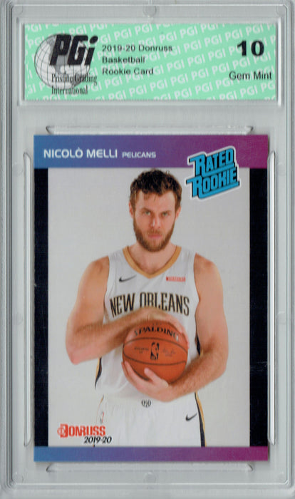 Nicolo Melli 2019 Donruss #38 Retro Rated Rookie 1/3431 Rookie Card PGI 10