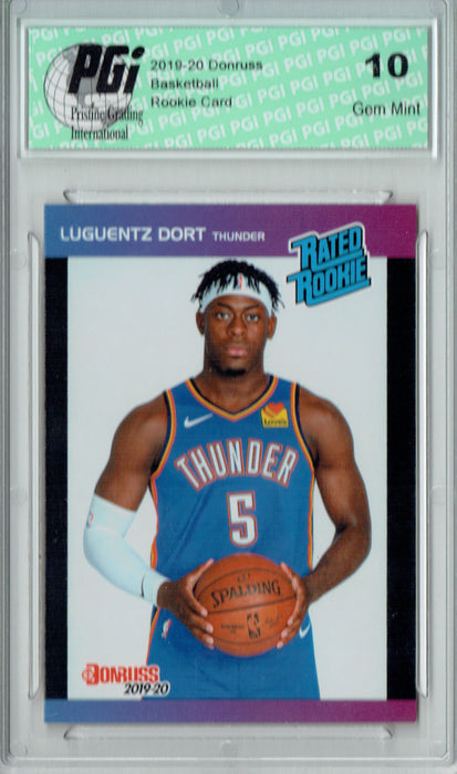 Luguentz Dort 2019 Donruss #43 Retro Rated Rookie 1/3431 Rookie Card PGI 10