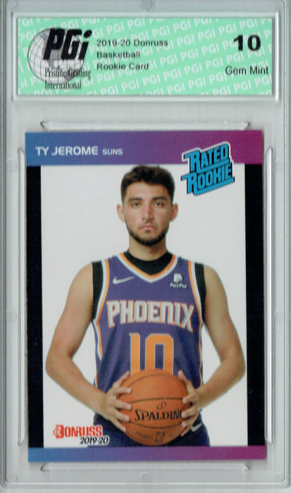 Ty Jerome 2019 Donruss #20 Retro Rated Rookie 1/3431 Rookie Card PGI 10