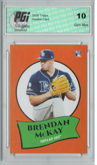 Brendan McKay 2020 Topps #11 582 Montgomery Rookie Card PGI 10