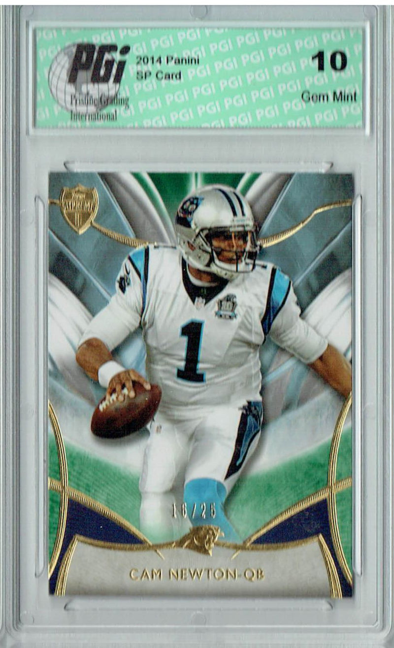 Cam Newton 2014 Supreme #30 Rare Short Print #16/25 Card PGI 10