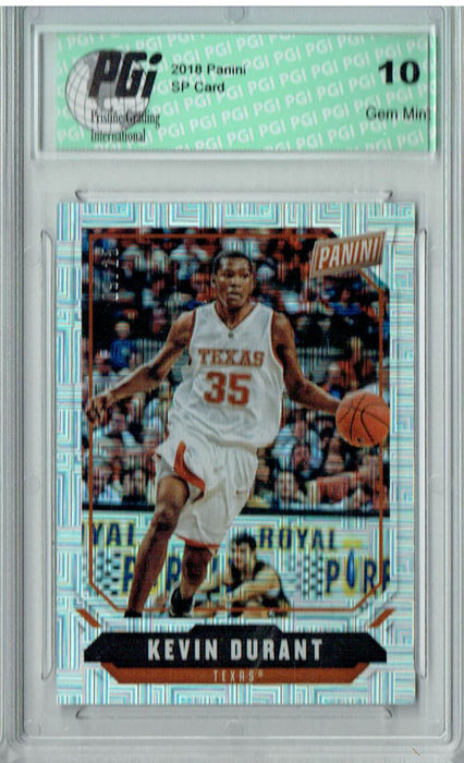 Kevin Durant 2018 Panini #31 Squares SSP #9/25 Card PGI 10