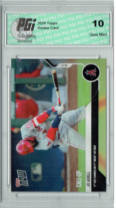 Jo Adell 2020 Topps Now #53, 1 of 4,279 Made Rookie Card PGI 10