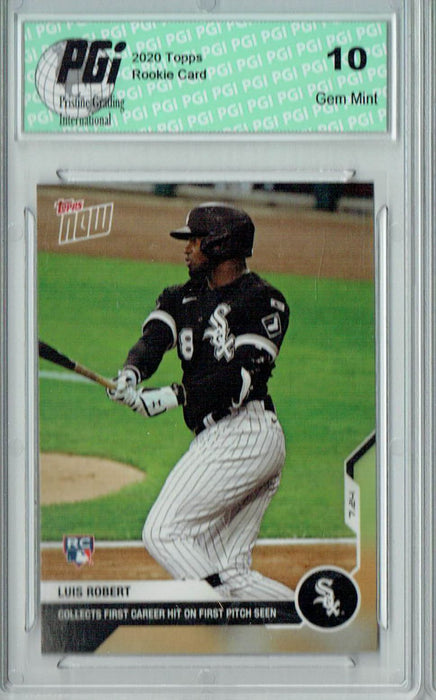 Luis Robert 2020 Topps Now #11 Just 15,161 Made Rookie Card PGI 10