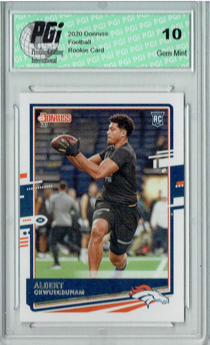 Albert Okwuegbunam 2020 Donruss #274 Rookie Card PGI 10