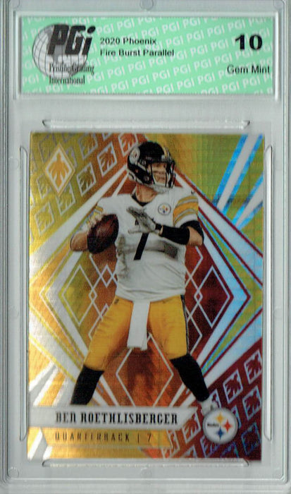 Ben Roethlisberger 2020 Phoenix #2 Fanatics Fire Burst Card PGI 10