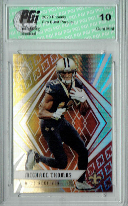 Michael Thomas 2020 Phoenix #12 Fanatics Fire Burst Card PGI 10