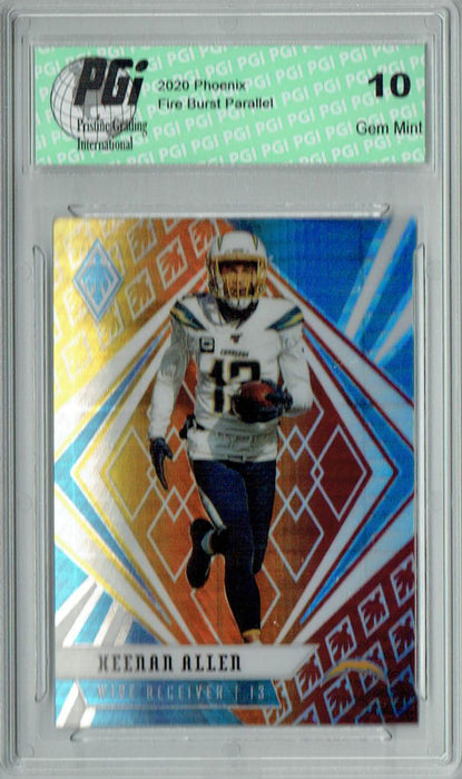 Keenan Allen 2020 Phoenix #17 Fanatics Fire Burst Card PGI 10