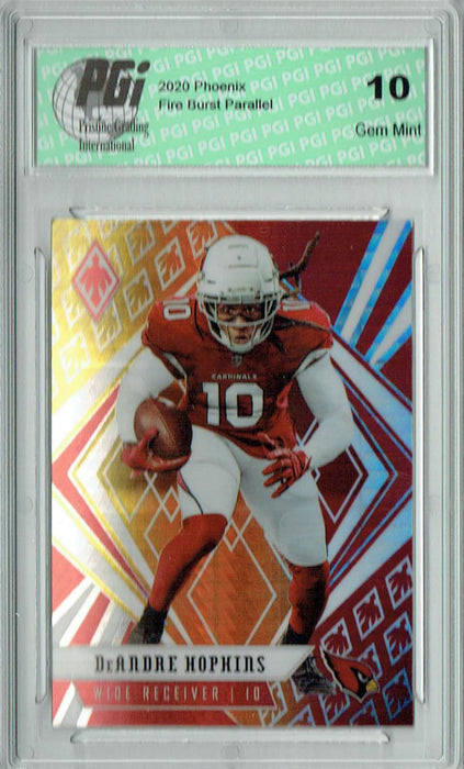 DeAndre Hopkins 2020 Phoenix #24 Fanatics Fire Burst Card PGI 10