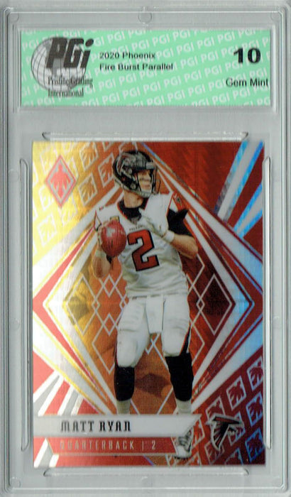 Matt Ryan 2020 Phoenix #32 Fanatics Fire Burst Card PGI 10