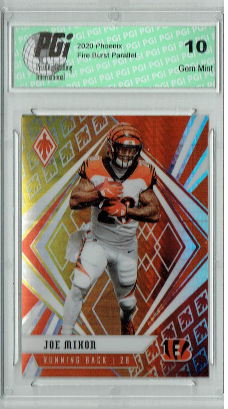 Joe Mixon 2020 Phoenix #39 Fanatics Fire Burst Card PGI 10