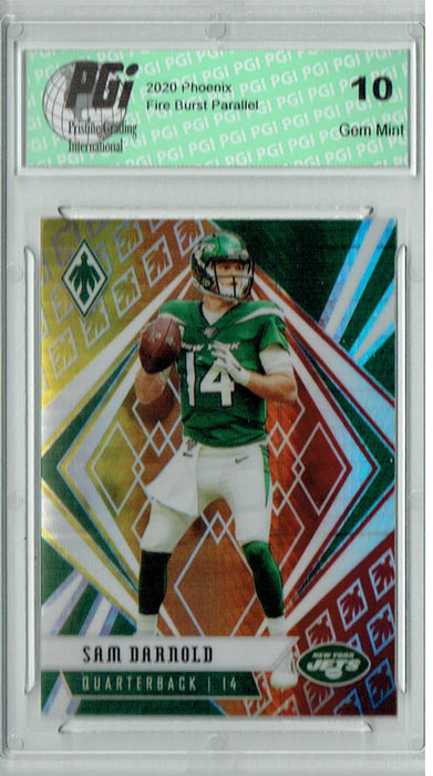 Sam Darnold 2020 Phoenix #64 Fanatics Fire Burst Card PGI 10