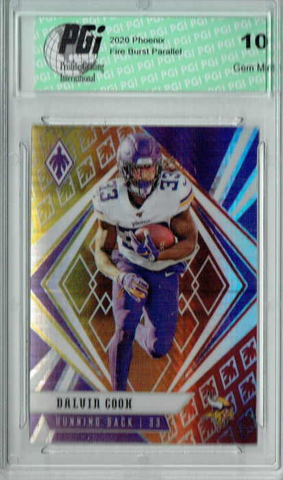 Dalvin Cook 2020 Phoenix #70 Fanatics Fire Burst Card PGI 10