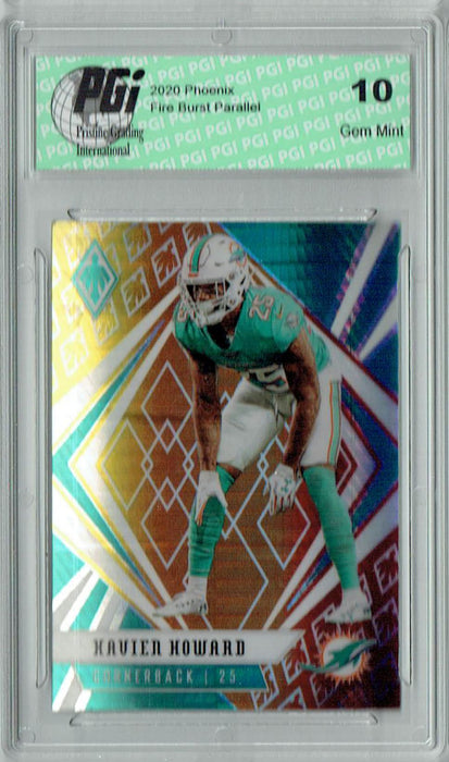 Xavien Howard 2020 Phoenix #93 Fanatics Fire Burst Card PGI 10