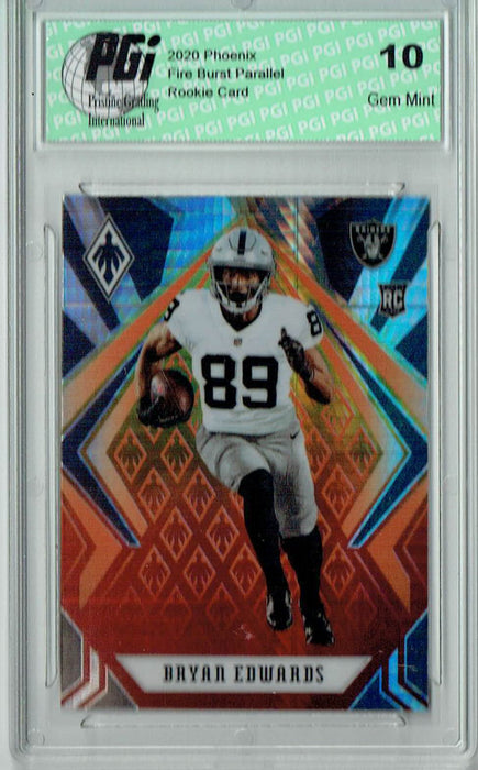 Bryan Edwards 2020 Phoenix #129 Fanatics Fire Burst Rookie Card PGI 10