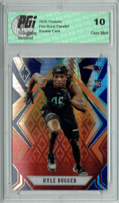 Kyle Dugger 2020 Phoenix #157 Fanatics Fire Burst Rookie Card PGI 10
