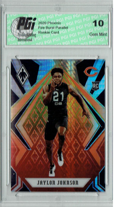 Jaylon Johnson 2020 Phoenix #164 Fanatics Fire Burst Rookie Card PGI 10