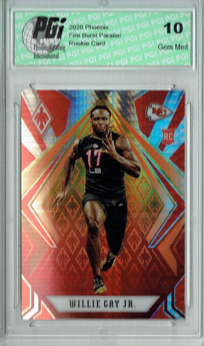 Willie Gay Jr. 2020 Phoenix #170 Fanatics Fire Burst Rookie Card PGI 10