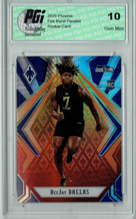 DeeJay Dallas 2020 Phoenix #172 Fanatics Fire Burst Rookie Card PGI 10