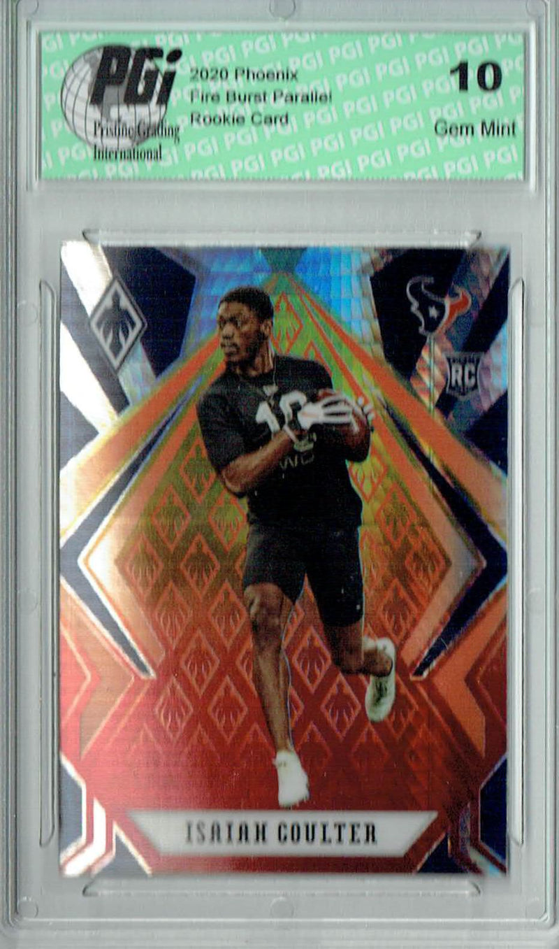 Isaiah Coulter 2020 Phoenix #177 Fanatics Fire Burst Rookie Card PGI 10