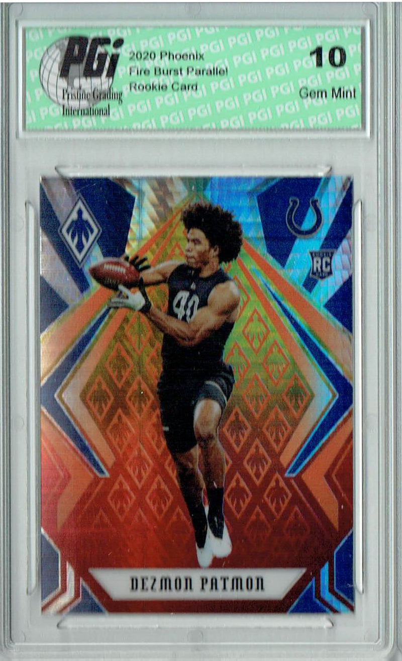 Dezmon Patmon 2020 Phoenix #185 Fanatics Fire Burst Rookie Card PGI 10