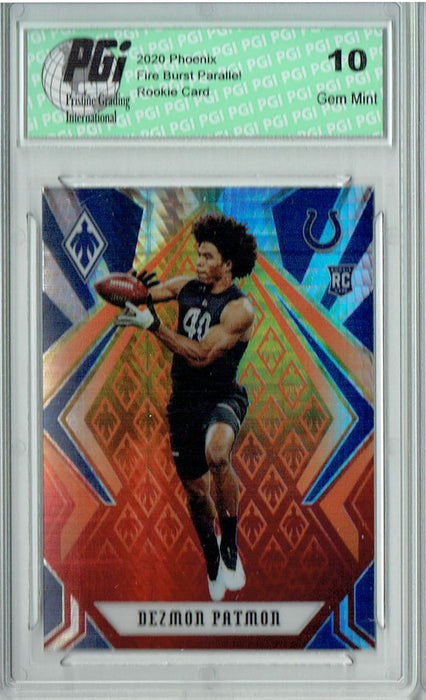 Dezmon Patmon 2020 Phoenix #185 Fanatics Fire Burst Rookie Card PGI 10