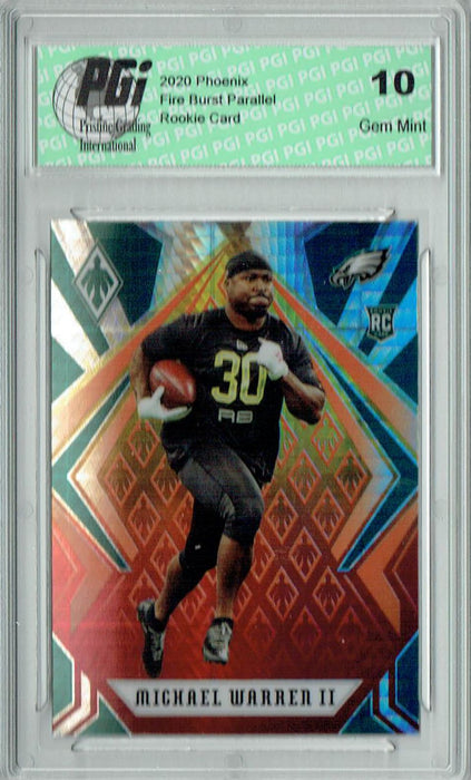 Michael Warren II 2020 Phoenix #199 Fanatics Fire Burst Rookie Card PGI 10